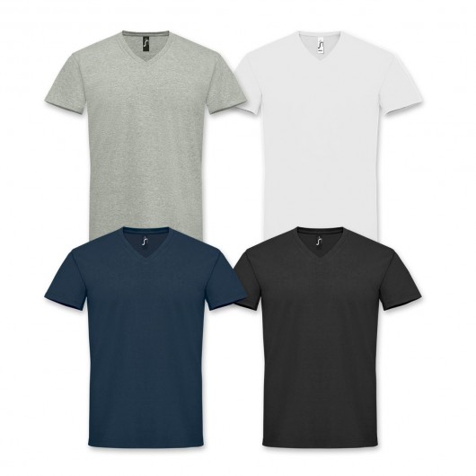 SOLS Imperial Mens V Neck T-Shirts Grouped
